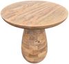 Massivholz Beistelltisch KITAR-G 45cm Mangoholz natural Handmade Unikat Pflanztisch Bild 2