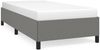 Bettgestell Dunkelgrau 80x200 cm Stoff [347019] Bild 2