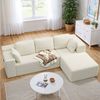 Bealife Ecksofa L-Form, B: 250cm, Keine Montage erforderlich, Modulares Design mit Polstern und Seitentaschen Bild 3