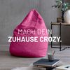 Lumaland 'Luxury XL Plus' Sitzsack, Pink, Microvelours, 120 l Bild 3