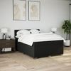 vidaXL Boxspringbett mit Matratze Schwarz 160x200 cm Stoff 3288234 Bild 4