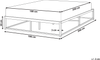 Bett mit Lattenrost VIRY 180 x 200 cm Metall Schwarz Bild 3