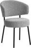LeGer Home by Lena Gercke Esszimmerstuhl Sölve (Set, 2 St), Boucle Bezugsstoff, Metallgestell, Sitztiefe 48 cm Bild 3