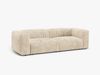 Micadoni Sofa Martina 3-Sitzer Kord Helles Beige Bild 2