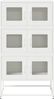 vidaXL Highboard Weiß 68x39x123 cm Stahl 853355 Bild 5