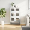 vidaXL Highboard Weiß 68x39x123 cm Stahl 853355 Bild 3