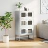 vidaXL Highboard Weiß 68x39x123 cm Stahl 853355 Bild 4