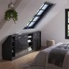 Küchenschrank für Dachschrägen R-Line Anthrazit Hochglanz 210 cm 5er Set Vicco Bild 5