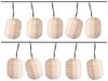 MARELIDA LED-Lichterkette LED Solar Lichterkette 10 weiße Lampions Garten Balkon Lampionkette, 10-flammig Bild 2