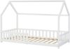 Hausbett mit Rausfallschutz Ydre 90x200 cm Weiß Kiefernholz [en. casa] Bild 4