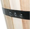 colourliving Pflanzkübel Pflanzkübel Holz rund 29 cm Holzfass Blumenkübel Blumentopf Akazieholz (1x Holzfass), Wasserablaufloch, Naturprodukt, Pflanztopf Bild 2