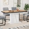 Esstisch Fenaro Goldkraft Eiche/Weiß 120-160 x 80 cm ausziehbar Vicco Bild 3