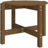 vidaXL Couchtisch Honigbraun Ø 62,5x45 cm Massivholz Kiefer 822305 Bild 2
