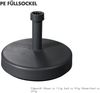 Doppler Schirmständer Füllsockel 25 L rund ø 46 cm befüllbar 85899 Silber Bild 3