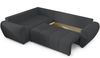 AX LIVING Malatya L Ecksofa mit Schlaffunktion Sofa Dunkelgrau 235cm L Bild 4