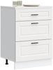 vidaXL Küchenunterschrank Porto Weiß Holzwerkstoff 854259 Bild 1