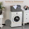 Wäschekorb Faltbarer 60L Bambus Stoff Storage Basket Aufbewahrung Klappbar Bild 4