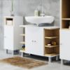 Waschbeckenunterschrank Aquis Weiß 79.6 x 64 cm Vicco Bild 5