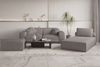 Chaiselongue Sezlong Liege CELES PREMIUM in Stoff Scala Taupe Bild 2