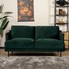 Bronx71 Samt Sofa Denver 2,5-Sitzer dunkelgrün Bild 4