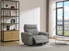 Vente-unique - DJARALO Sessel Stoff Grau - B 96 cm x H 106 cm x L 120 cm Bild 2