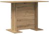 vidaXL Esstisch Artisan-Eiche 110 x 60 x 75 cm Holzwerkstoff 863165 Bild 2