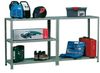 PROREGAL® Schwerlastregal Schraubregal PANDA HxBxT 180x80x30cm Fachlast 75kg Grau, Schraubregal Lagerregal Kellerregal Metallregal bis zu 600kg Fachlast Bild 3