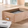Calicosy Aufbewahrungsbox mit Deckel aus Bouclé-Stoff in Beige - L31,5 cm - Beige Bild 4