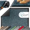 KESSER® Schmutzfangmatte rutschfeste Fußmatte für Innen- & Außenbereich waschbar & wetterfest | Türmatte Wohnungseingang | Teppich für Büro & Vorzimmer | Fußabtreter Fußabstreifer Multi, Petrolblau / Anthrazit, 120x180cm Bild 1