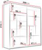 Kleiderschrank Boflet 200 (Farbe: Graphit) Bild 5