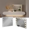 Schminktischspiegel Greta Weiß 58 x 47 cm mit LED-Beleuchtung Vicco Bild 2