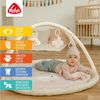 Fehn feehnLAND 3-D-Activity-Decke Krabbeldecke Vogel Rose/Beige Bild 3