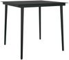 vidaXL 5-tlg. Garten-Essgruppe Schwarz 3099144 Bild 5