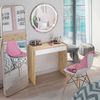 Calicosy Schreibtisch mit 1 Schublade Noa - L82 cm - Helles Holz Bild 2