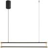 LED Hängeleuchte, Alu, schwarz, gold, H 150 cm Bild 2
