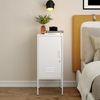 Nachtschrank Hausjärvi 2er Set 82x35x35 cm Stahl Weiß [en. casa] Bild 2