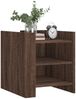 vidaXL Nachttisch Braun Eichen-Optik 45x50x50 cm Holzwerkstoff 848296 Bild 3
