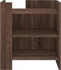 vidaXL Nachttisch Braun Eichen-Optik 45x50x50 cm Holzwerkstoff 848296 Bild 4