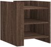 vidaXL Nachttisch Braun Eichen-Optik 45x50x50 cm Holzwerkstoff 848296 Bild 2