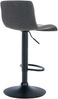 CLP Barhocker Hover mit Stoffbezug,dunkelgrau Metall matt schwarz Bild 5