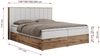 Boxspringbett, Schlafzimmerbett, Bettkasten - BELLISSIMO - 140 x 200 cm - Weiß Kunstleder - H3 Bild 5