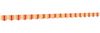vidaXL Markisenvolant Gelb und Orange Gestreift 4,5 m 367795 Bild 2
