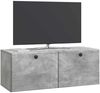 vidaXL Wandmontierter TV-Schrank 78,5 x 31 x 30 cm Betongrau 899228 Bild 2