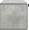vidaXL Wandmontierter TV-Schrank 78,5 x 31 x 30 cm Betongrau 899228 Bild 5