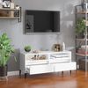 vidaXL TV-Schrank Hochglanz-Weiß 100x34,5x44,5 cm Holzwerkstoff 831903 Bild 3