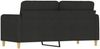 vidaXL 2-Sitzer-Sofa Schwarz 140 cm Stoff 359482 Bild 5