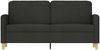 vidaXL 2-Sitzer-Sofa Schwarz 140 cm Stoff 359482 Bild 3