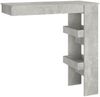 vidaXL Wand-Bartisch Betongrau 102x45x103,5 cm Holzwerkstoff 811785 Bild 2