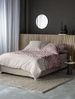 Irisette Feinbiber Bettwäsche Koala 155x220 Rauten Karo sand rosa 8529-60 Bild 2