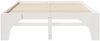 vidaXL Bettrahmen Weiß 160 x 200 cm Massives Kiefernholz 872981 Bild 5